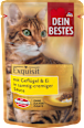 Nassfutter Katze mit Geflügel & Ei in Sauce, Exquisit Dein Bestes