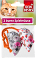 Spielzeug für Katzen, bunte Spielmäuse Dein Bestes