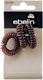 Spiralna gumica za kosu, braon ebelin