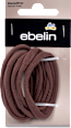 Меки ластици за коса, кафяви ebelin