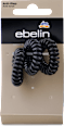 Spiralna gumica za kosu, crna ebelin
