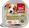 Nassfutter für Hunde Junior reich an Truthahn Dein Bestes