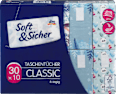 Chusteczki higieniczne Classic, 4-warstwowe, 30x10 szt. Soft&Sicher