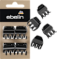 Haarklammern klein Schwarz ebelin
