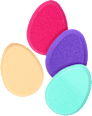Make-up Schwämmchen oval ebelin