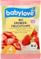 Snack Bio Erdbeer-Fruchtchips ab 4 Jahren babylove