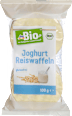 Waffeln, Reis mit Joghurt dmBio