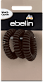 Spiral Haargummi Matt-Optik dunkelbraun ebelin