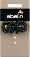 Elastici a spirale mini neri ebelin