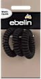 Spiral Haargummi Matt-Optik schwarz ebelin