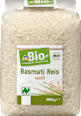 Reis, Basmati-Reis weiß, Naturland dmBio
