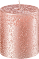 Rustikkerze rosa metallic 80/68 Profissimo