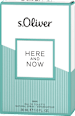 Eau de Toilette Here and Now Man s.Oliver