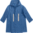 Regencape Kinder blau mit Tropfen  happy rain