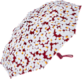 Taschenschirm Autom.White Fl. berry happy rain