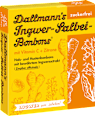 Ingwer-Salbei-Bonbons mit Vitamin C & Zitrone (20 Stück), zuckerfrei Dallmann's
