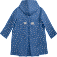 Regencape Kinder blau mit Tropfen  happy rain