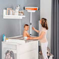 Wickeltisch-Heizstrahler 400/800 Watt Reer