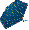 deštník Ultra Mini flat Signature Dot blue United Colors of Benetton