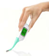 Digitales Fieberthermometer "Colour Temp" mit großem Display Reer