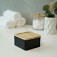 Organizer PS mit Bambusdeckel schwarz Soapland