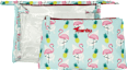 Toiletttaschen-Set Flamingo & Ananas keine Marke