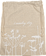 Wäschesack beige Leinen manòu