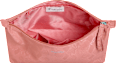 Kosmetiktasche Schlangenmuster altrosa manòu