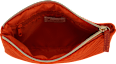 Kosmetiktasche orange in Samtoptik manòu