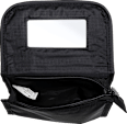 Kosmetiktasche schwarz mit Innenspiegel manòu