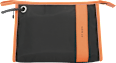 Kulturbeutel Herren schwarz/orange  Soapland