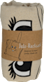 Juterucksack mit Hasenohren, beige-schwarz Soapland