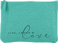 Kosmetiktasche "live, laugh & love" mint Soapland