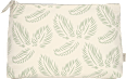 Kulturbeutel beige mit Palmenmotiv manòu