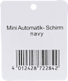 Parasol automatyczny mini, granatowy happy rain