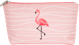 Kosmetiktasche pink mit Flamingomotiv manòu
