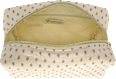 Kosmetiktasche beige braun mit Paisleymuster keine Marke