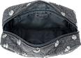 Kosmetiktasche grau Herzen & Pailetten Soapland