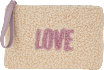 Kosmetiktasche beige Teddy "love" Soapland