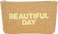 Kosmetiktasche braun "beautiful day" Soapland