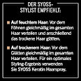Hitzeschutzspray Keratin Heat syoss