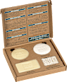 Feste Gesichts-, Haar- und Duschpflege Box N.A.E.