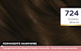 Haarfarbe 724 Dunkel Braun  Schwarzkopf DIADEM