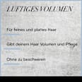 Pflegender Schaum Volumen Wunder Schwarzkopf taft