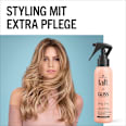 Hitzeschutzspray taft x Gliss Lovely Long Schwarzkopf taft