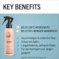 Hitzeschutzspray taft x Gliss Lovely Long Schwarzkopf taft