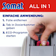 Spülmaschinen-Tabs All-in-1 Zitrone & Limette Somat