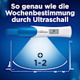 Schwangerschaftstest mit digitaler Anzeige der Woche Clearblue