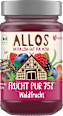 Fruchtaufstrich, Frucht Pur Waldfrucht 75% Frucht ALLOS