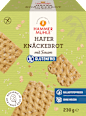 Knäckebrot, Hafer mit Sesam, glutenfrei Hammermühle